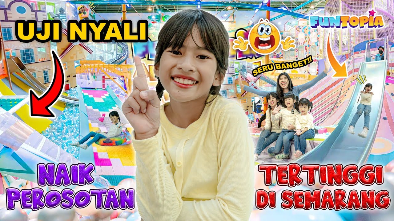 DISTA UJI NYALI NAIK PEROSOTAN TERTINGGI DI SEMARANG😱!! WOW TERNYATA SETINGGI INI😱 #viralvideo