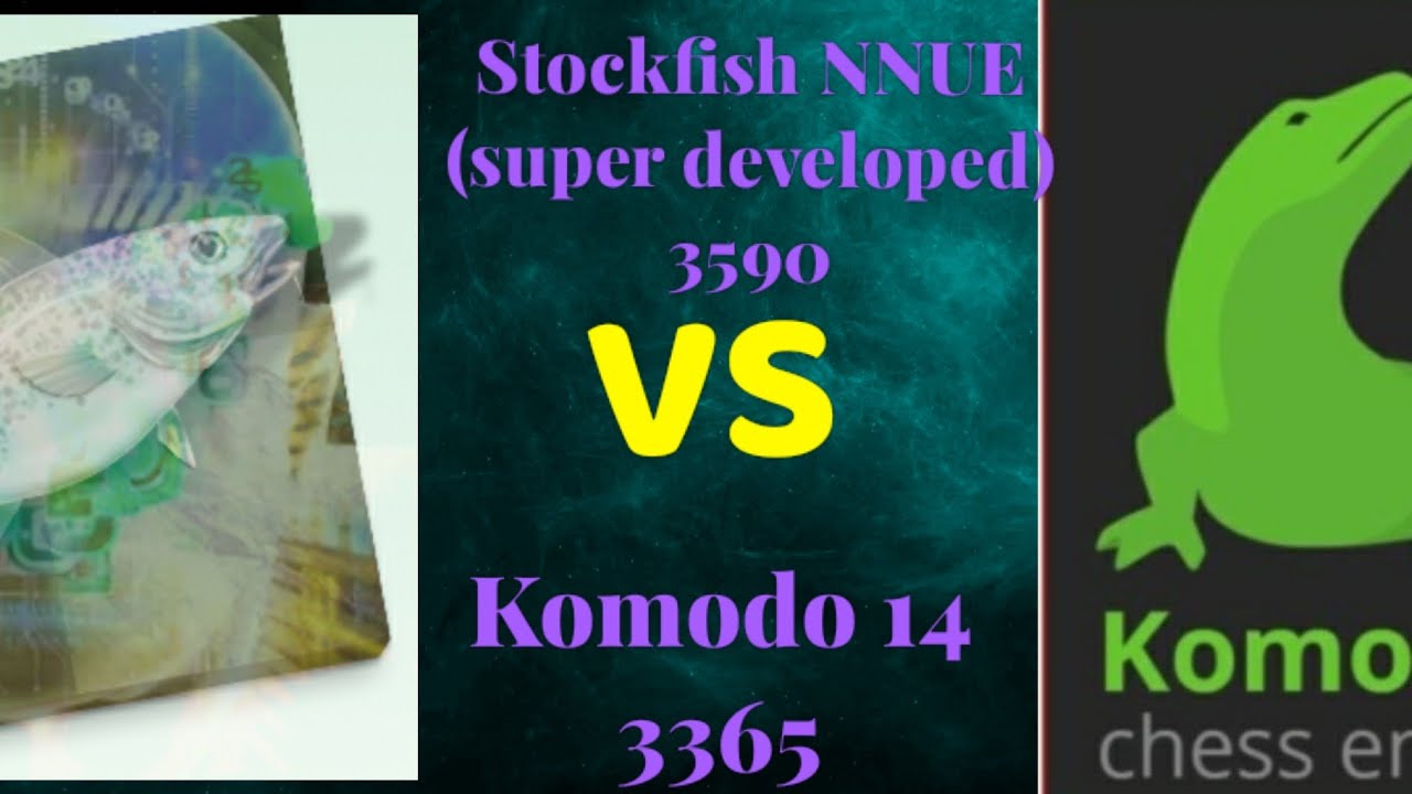 Stockfish NNUE (Super developed)(3590) vs Komodo 14 (3365)