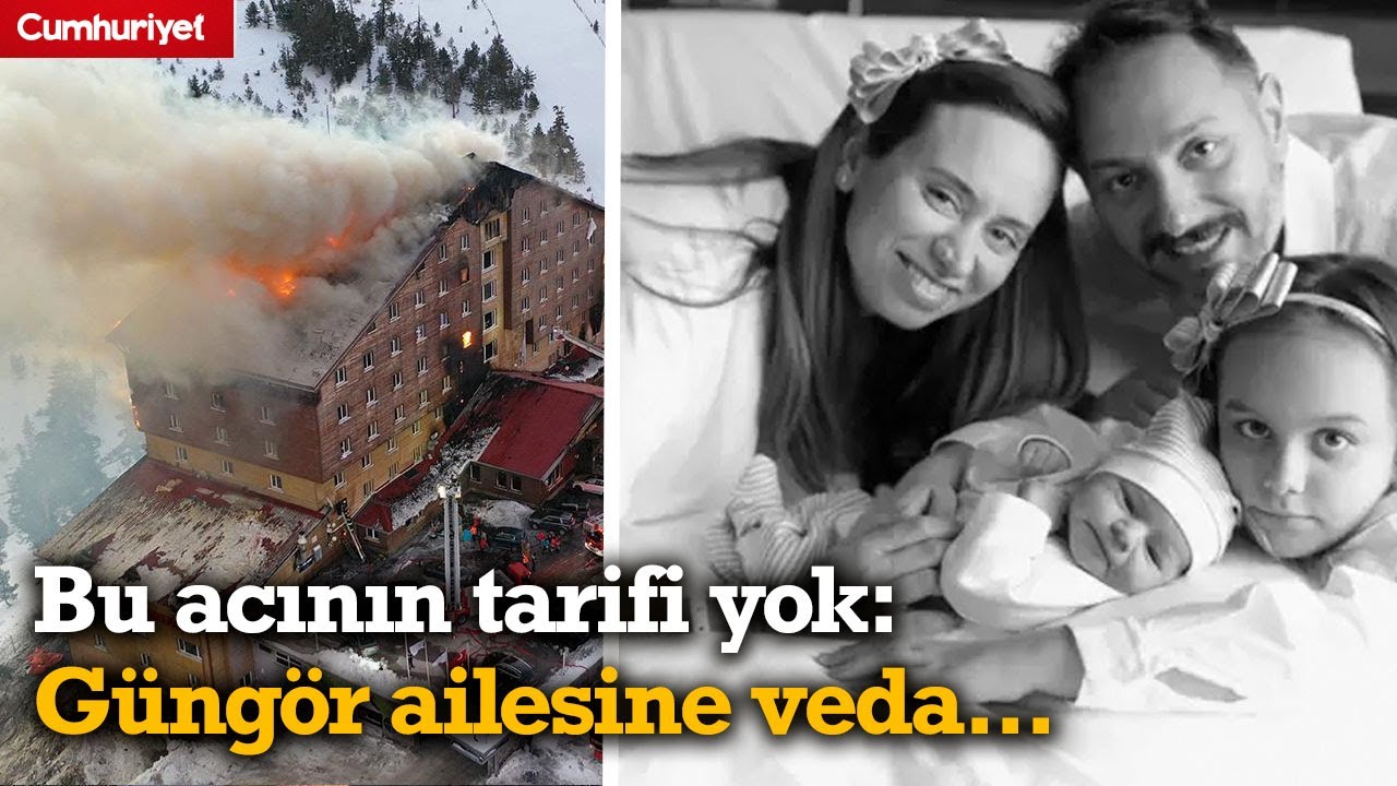 Bu acının tarifi yok: Faciada hayatını kaybeden Güngör ailesi son yolculuğuna uğurlandı