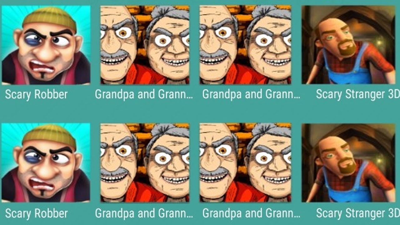 Scary Home Clash Vs Grandpa And Granny 2021 Vs Scary Stranger 3D Gameplay Walkthrough