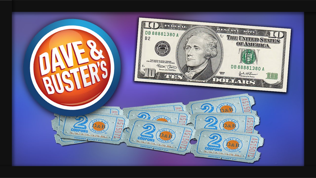 $10 Arcade Ticket Challenge at Dave & Busters!