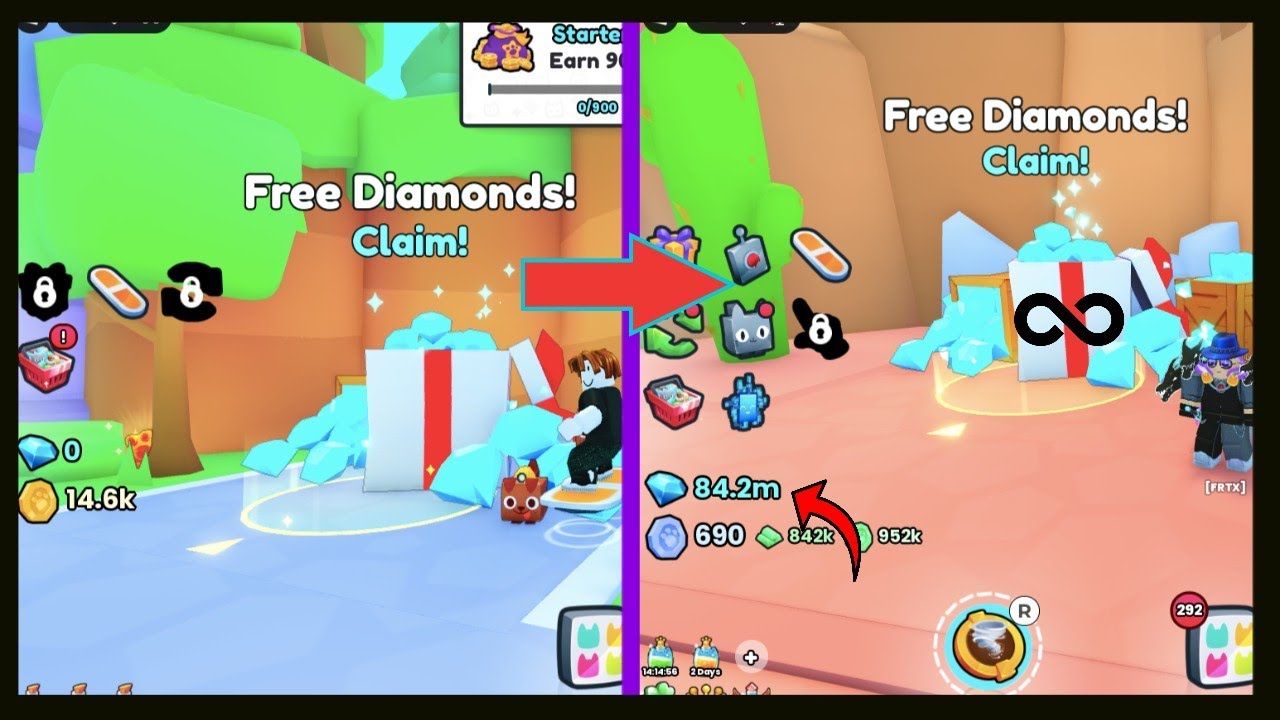 COMMENT AVOIR BEAUCOUP DE DIAMANTS SUR PET SIMULATOR 99