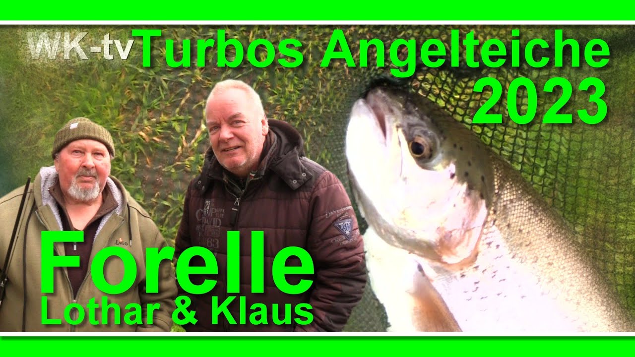 Forelle - Lothar und Klaus an TURBOS ANGELTEICHE in Blumenthal 2023 - Geht da was?