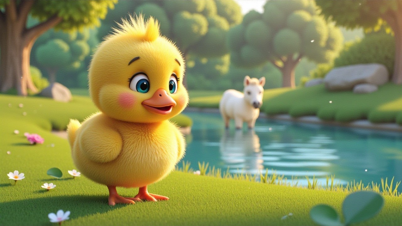 Silent Cartoon for Kids | The Lost Little Duckling 🦆 | Cute Animal Animation