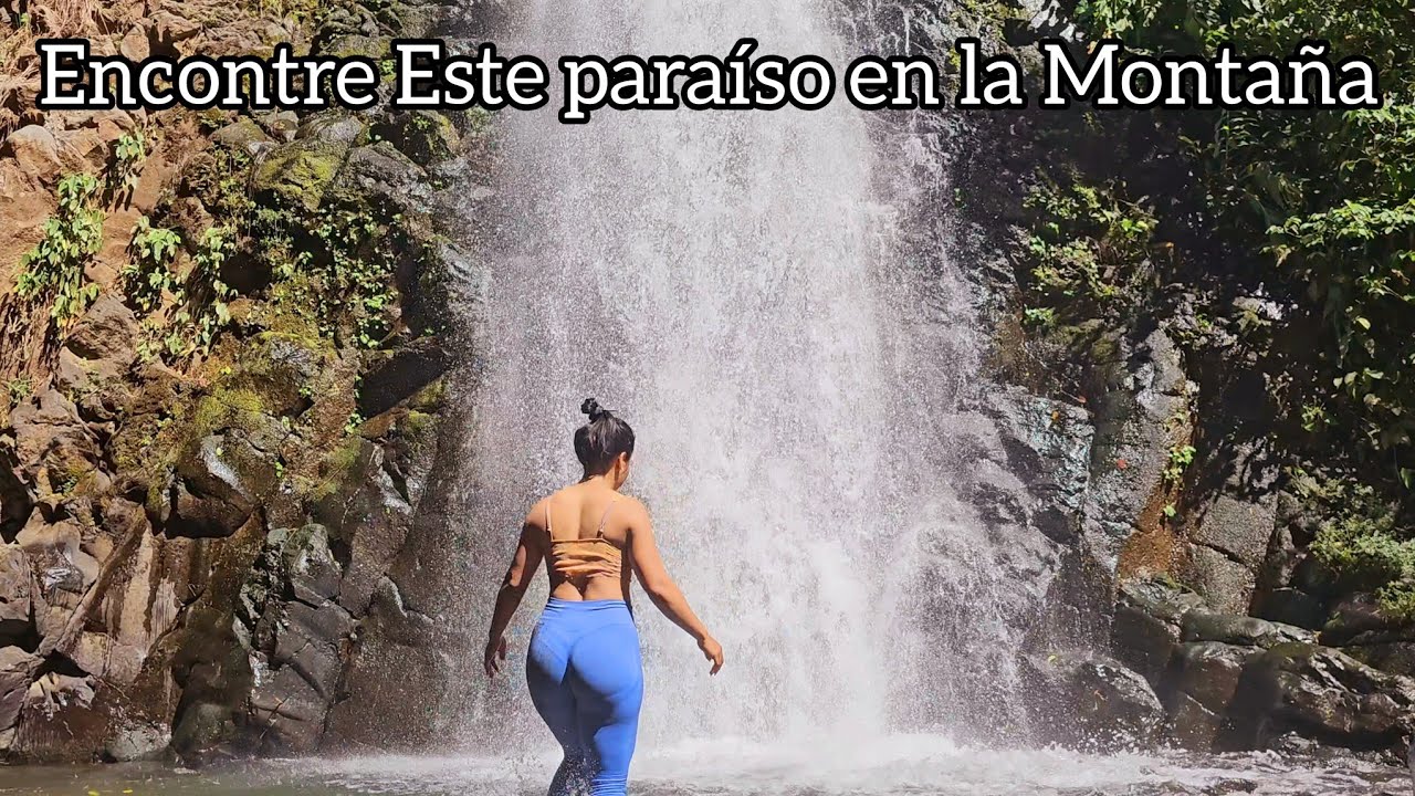 Encontre una CASCADA //Disfrutando una Bañadita en la Montaña