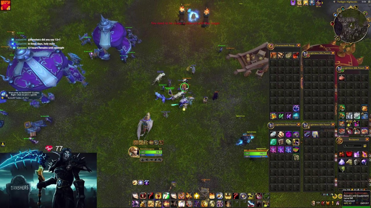 TBC then retail prep (4265 io, HoF Hunter) !guide for RestedXP code !talents !spec