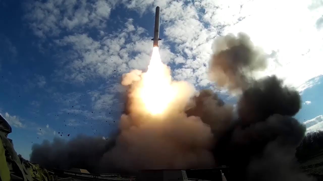 Iskander M Tactical Missile System in Action