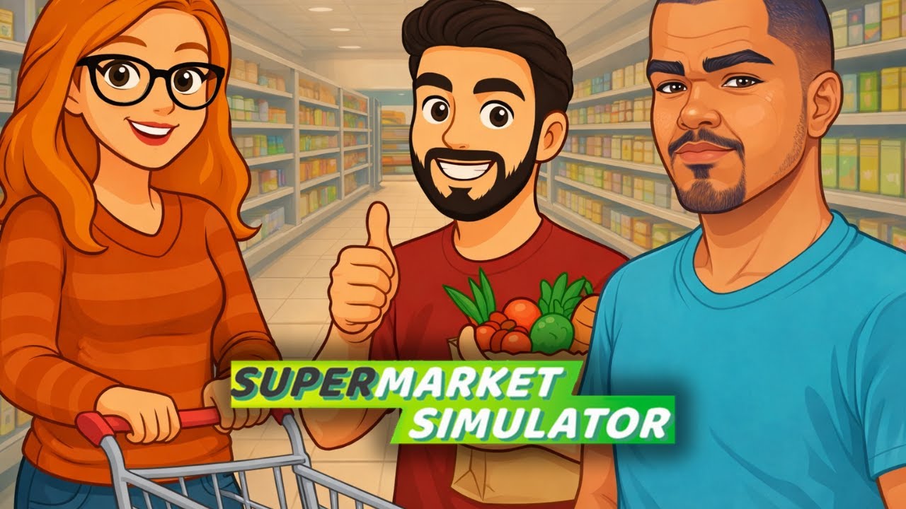 CHEIO DE BUG NO NOSSO MERCADO 🫣🛒 | SUPERMARKET SIMULATOR MULTIPLAYER