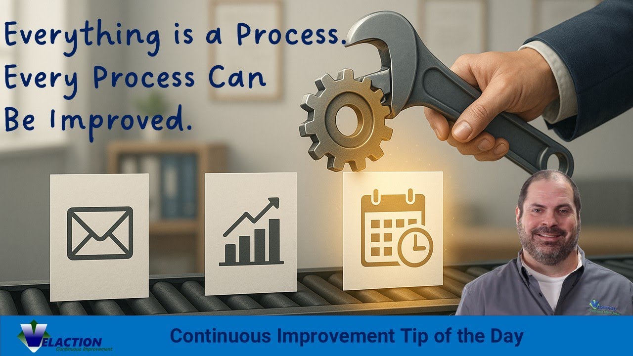 Everything is a Process and Every Process can be Improved (CI Tip of the Day)