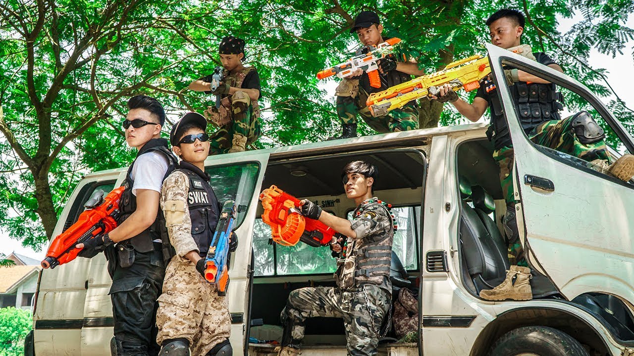 Banana TV : Missile Squadron Skill Nerf Guns Fight High-tech Crime Brand Fire Special Training