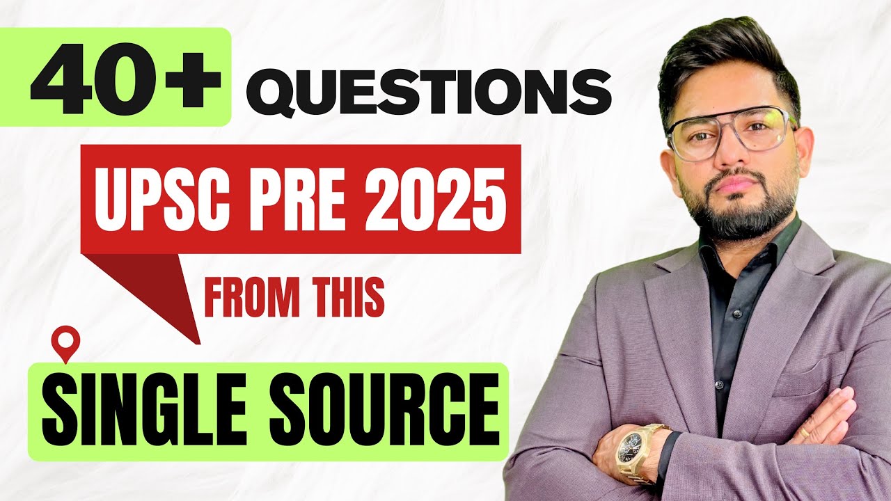 40+🔥 Questions in UPSC Pre 2025 from this *SINGLE SOURCE #ias #upscexam #upsc #prelims2026 #pre2026