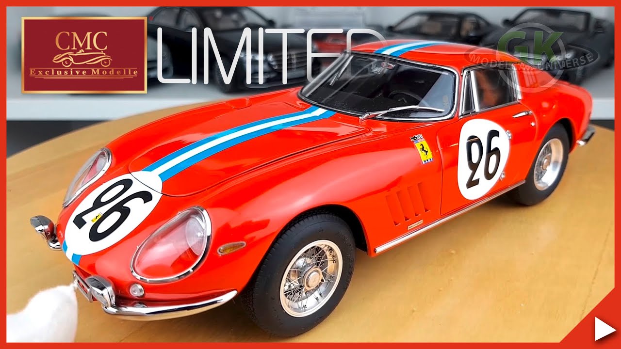 Der CMC 1/18 Ferrari 275 GTB/C, 24h Frankreich 1966 | Modellauto Neuheiten 2022
