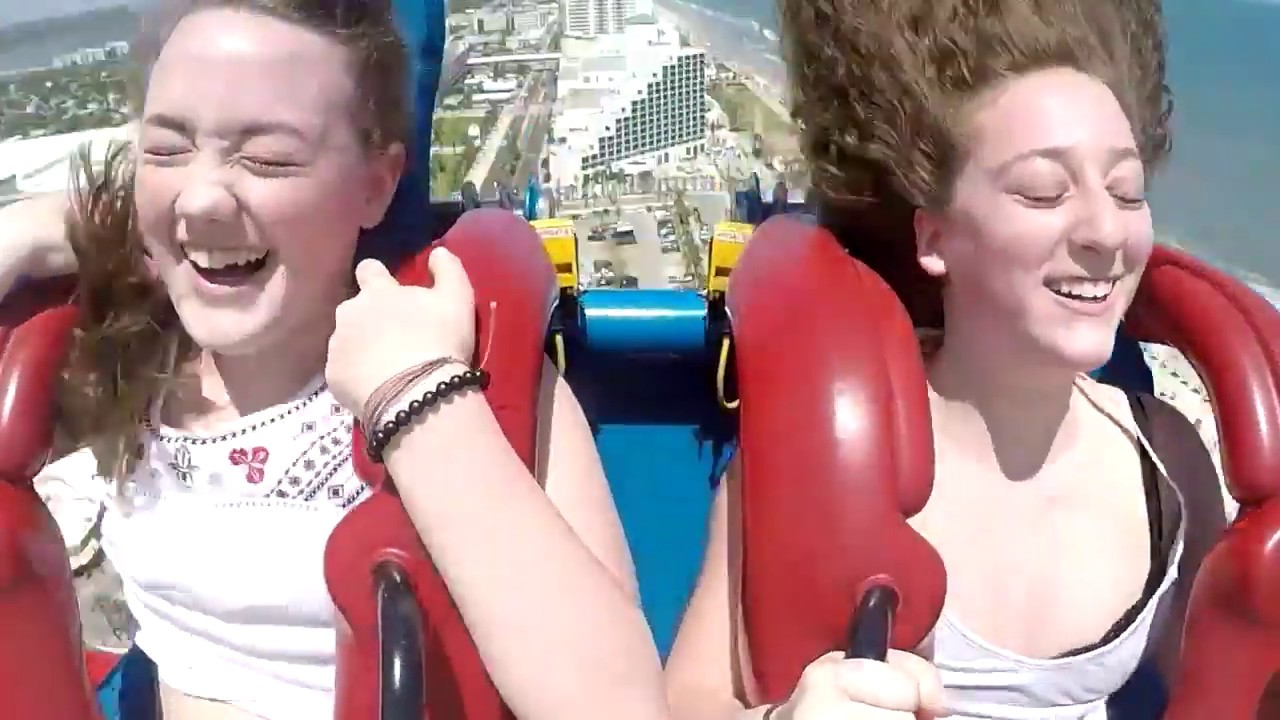 逆バンジー 絶叫面白まとめ / Slingshot Ride / Screaming / funny Part 4