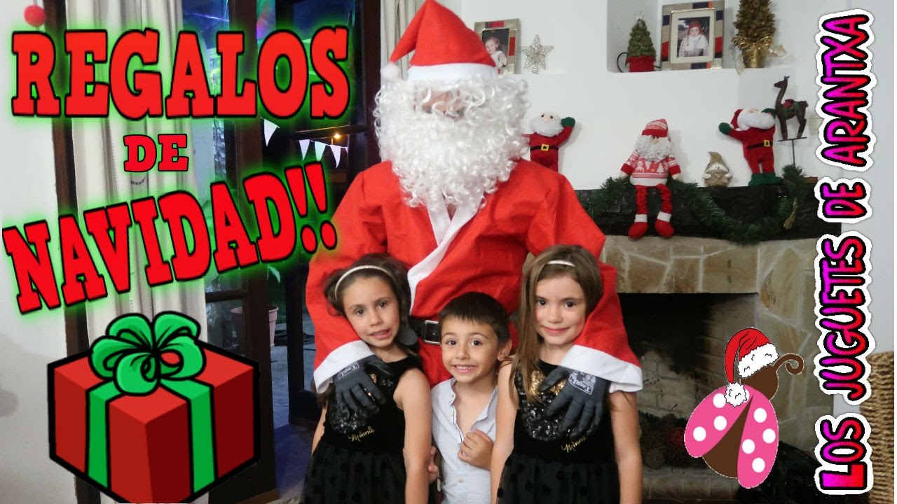 Recibimos la visita de Papa Noel en casa - Regalos de Papa Noel 2016