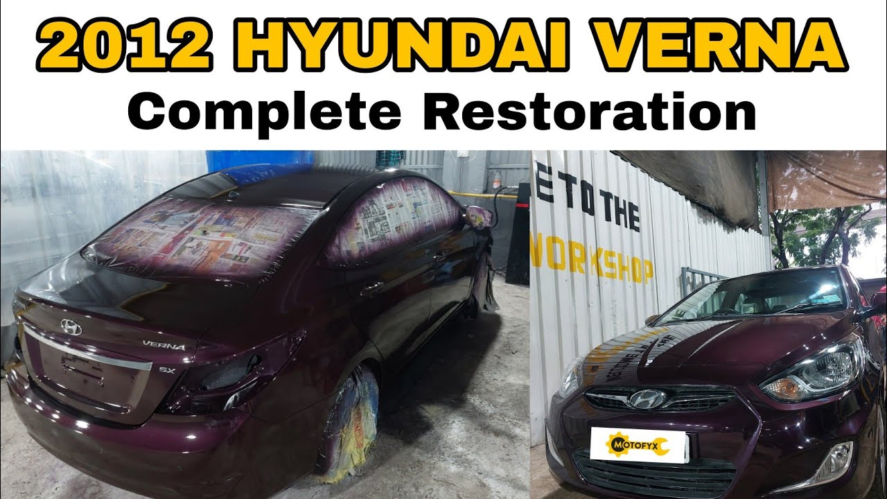 Hyundai Verna Full Body Overcoat | We Restored This 11 Year Old Car 😍| Verna Suspension Overhaul