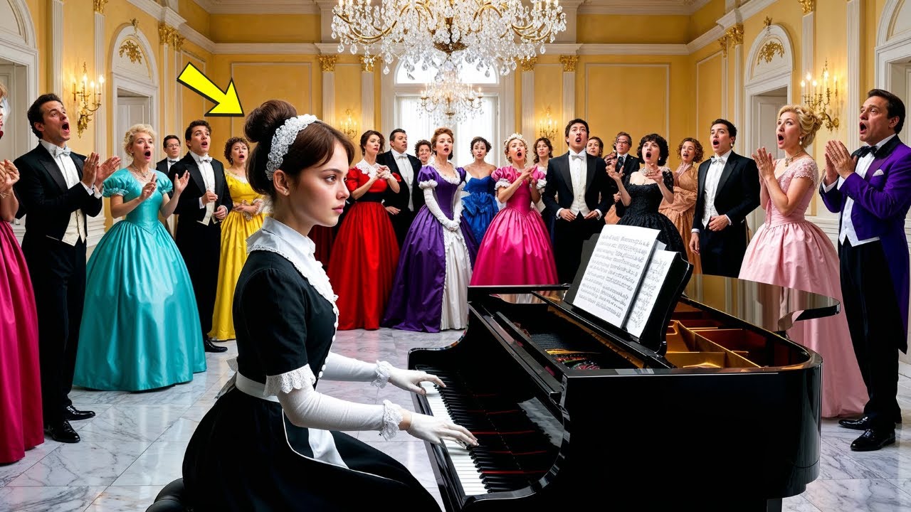 MILIONARIO PROVA A UMILIARE LA DOMESTICA AL PIANOFORTE… MA LEI INCANTA E ZITTISCE TUTTI!