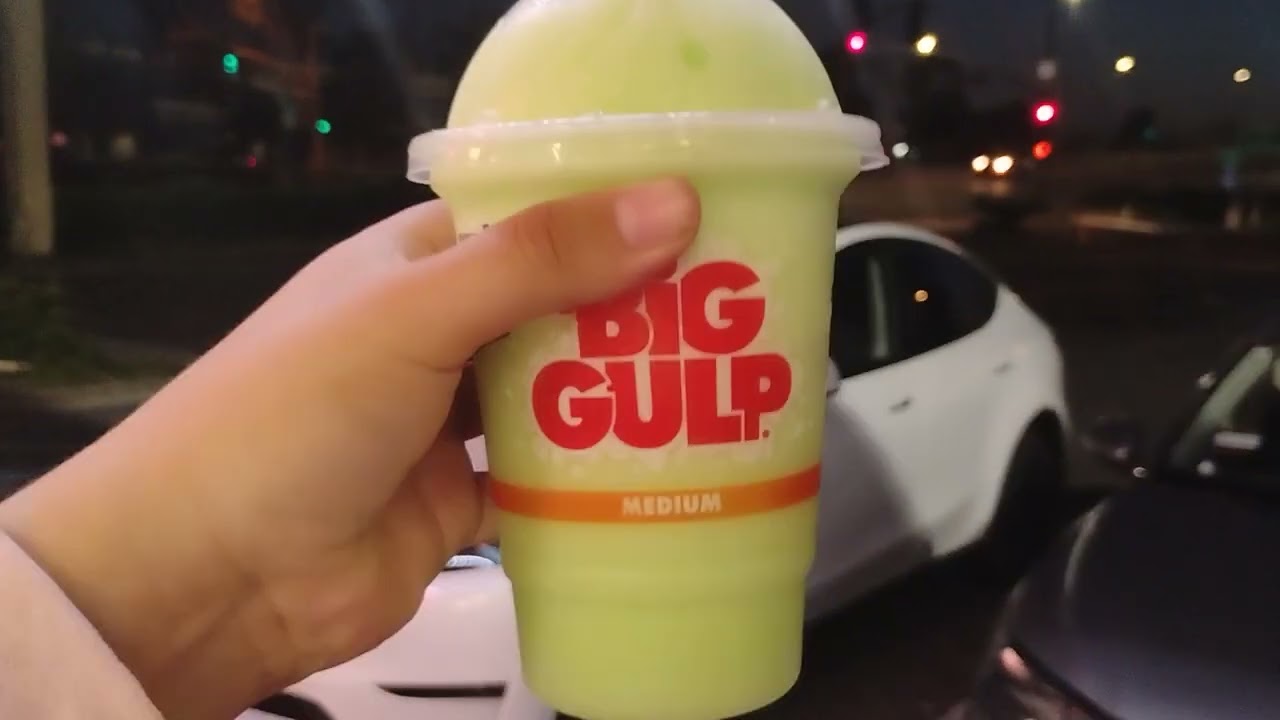 Sweet Lime Aide Slurpee again from 7 Eleven in Orangethorpe Ave in Buena Park CA 2