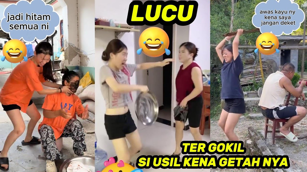 TER GOKIL SI USIL KENA GETAH NYA BIKIN NGAKAK !!! KUMPULAN VIDIO LUCU