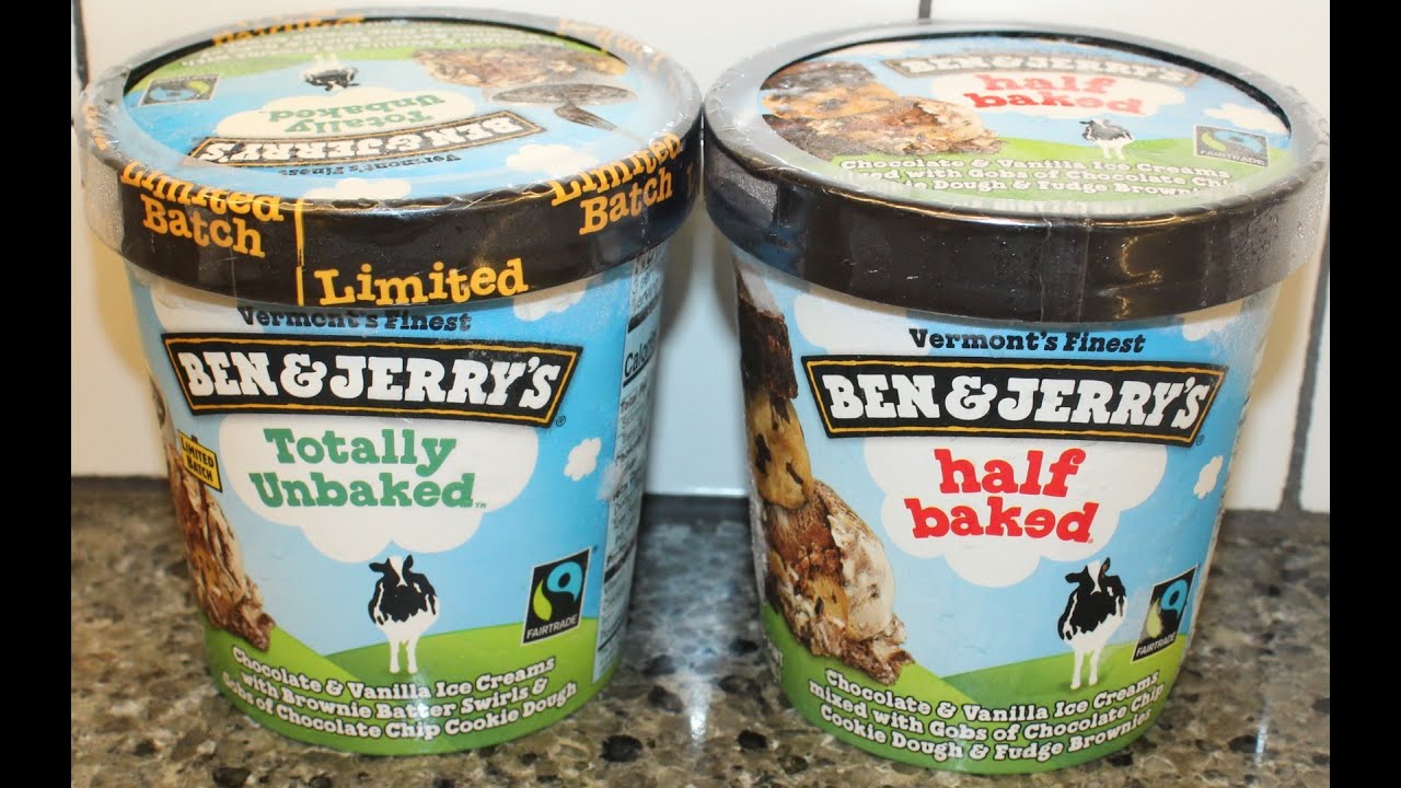 Ben & Jerry’s Ice Cream: Totally Unbaked vs Half Baked Comparison & Review