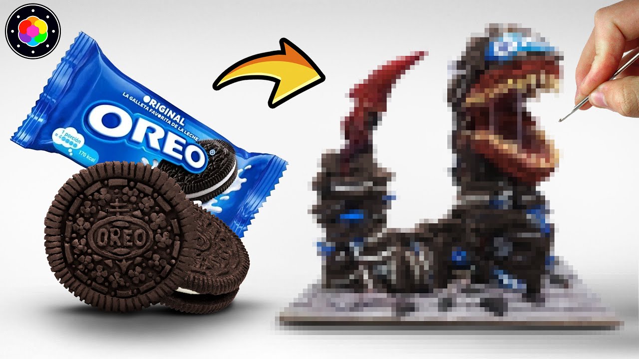 ¡Esculpi una GALLETA OREO MONSTRUOSA! 🍪🩸 (Galletas con Sangr3) Perturbando Marcas #7 | PlastiVerse