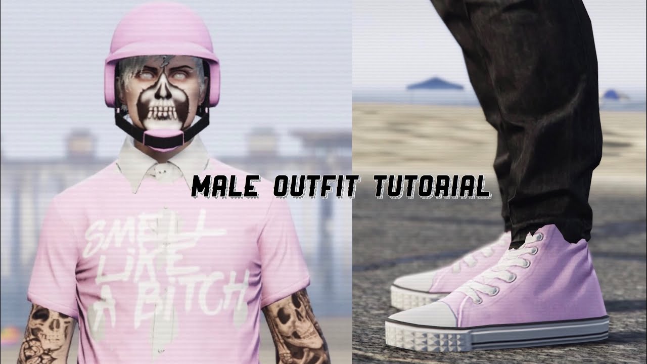 ☆ GTA 5 Online | 3 Male Outfit Components Tutorial Jeans With Canvas Shoes (Freemode/Tryhard)