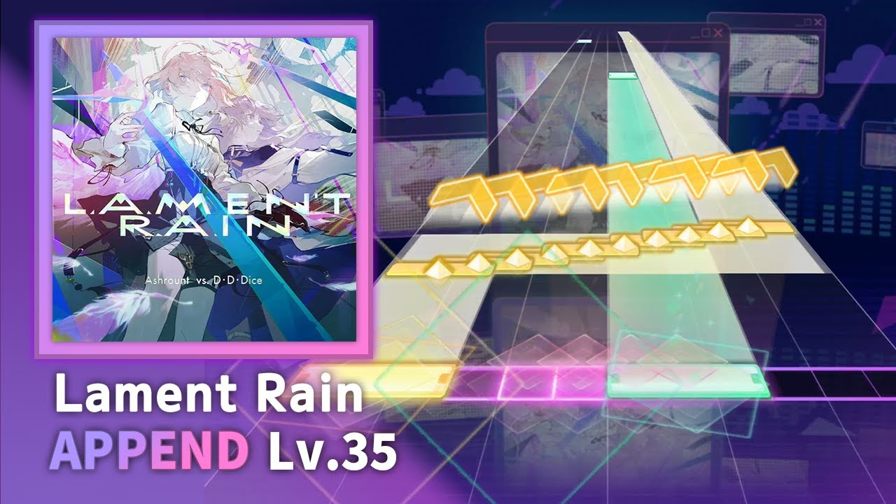 [project sekai fanmade] Ashrount vs. 打打だいず - Lament Rain [APPEND Lv.35]