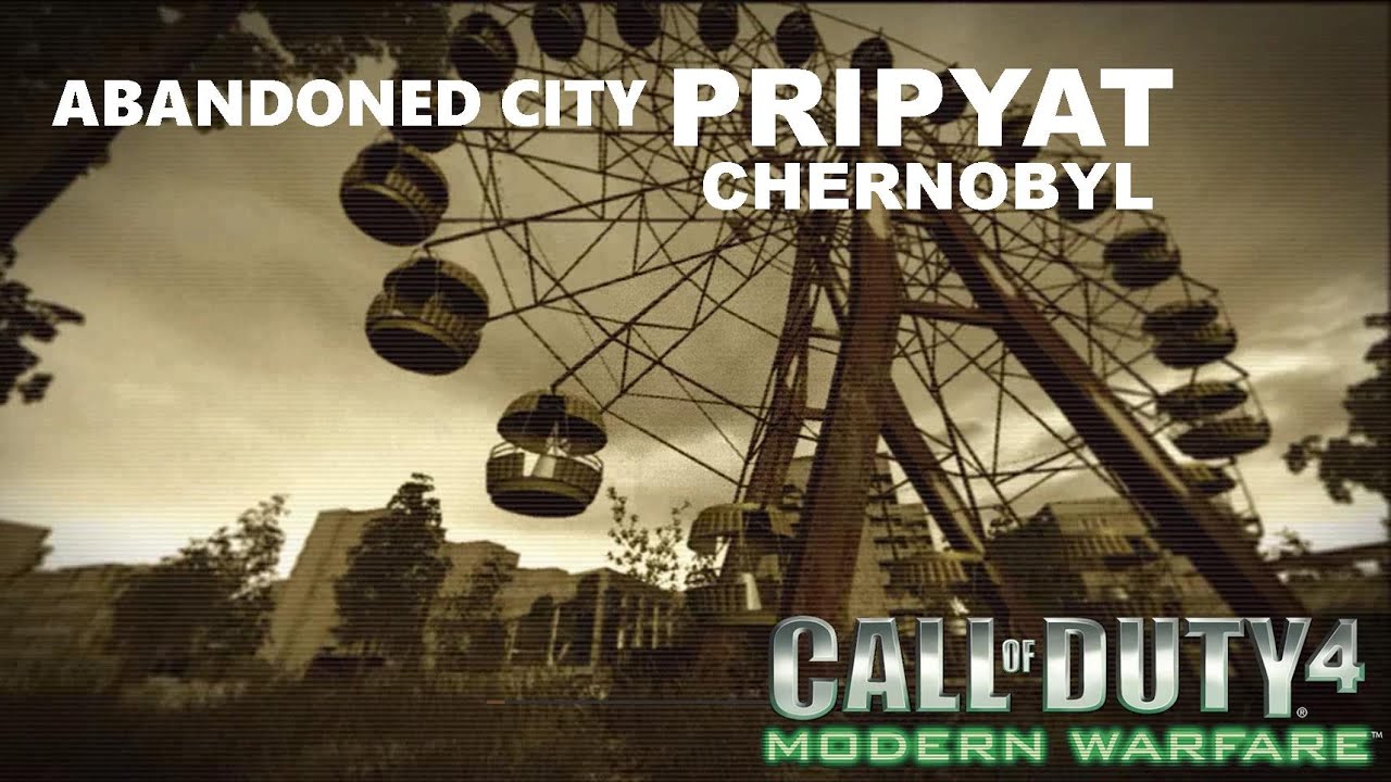 Abandoned City Pripyat Chernobyl 'All Ghillied Up' - Call of Duty 4 Modern Warfare Gameplay