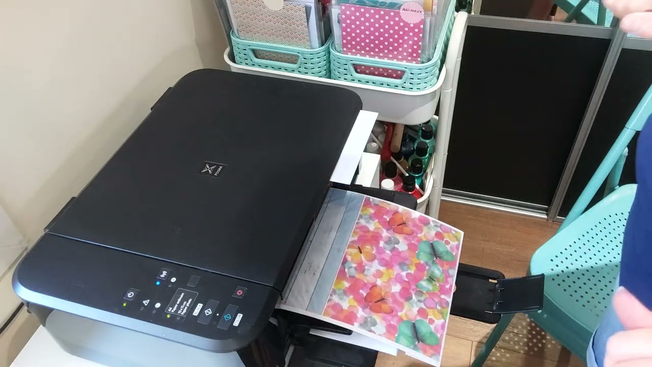 Comment j'imprime sur du papier de soie