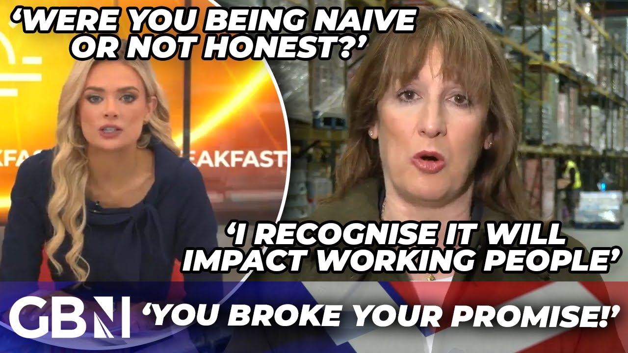 &lsquo;I HAD TO increase taxes!&rsquo; insists Rachel Reeves during GRILLING over BREAKING of key Budget pledge