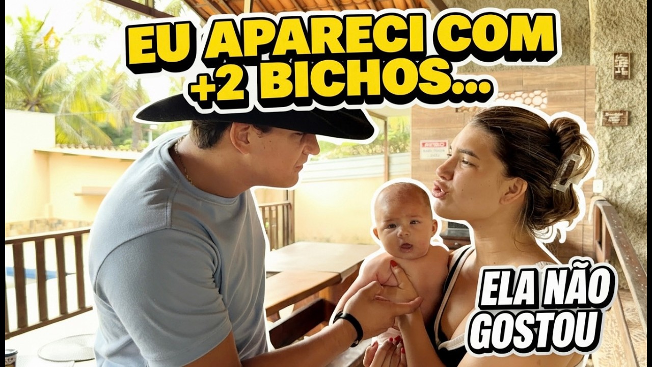 A FAMÍLIA SILVEIRA VEIO AQUI EM CASA… E TROUXE UMA SURPRESA!