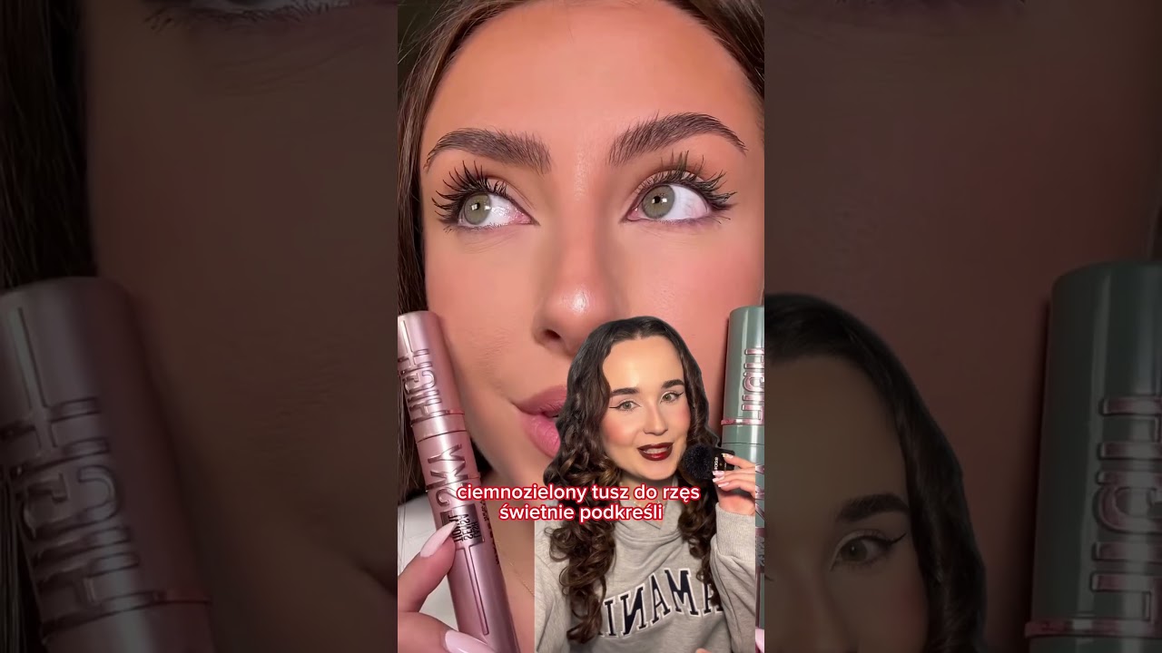 zielony tusz do rzęs maybelline sky high green altitude💚 