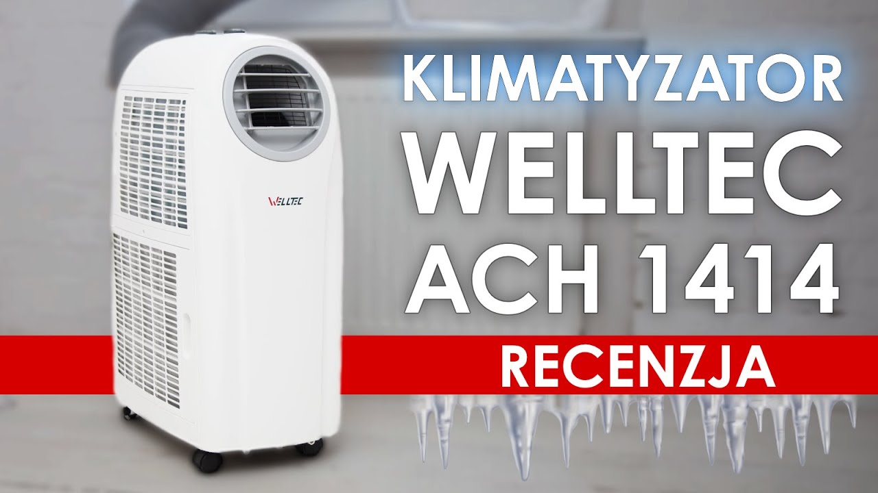 Klimatyzator przenośny Welltec ACH 1414 - smart sposób na upały?