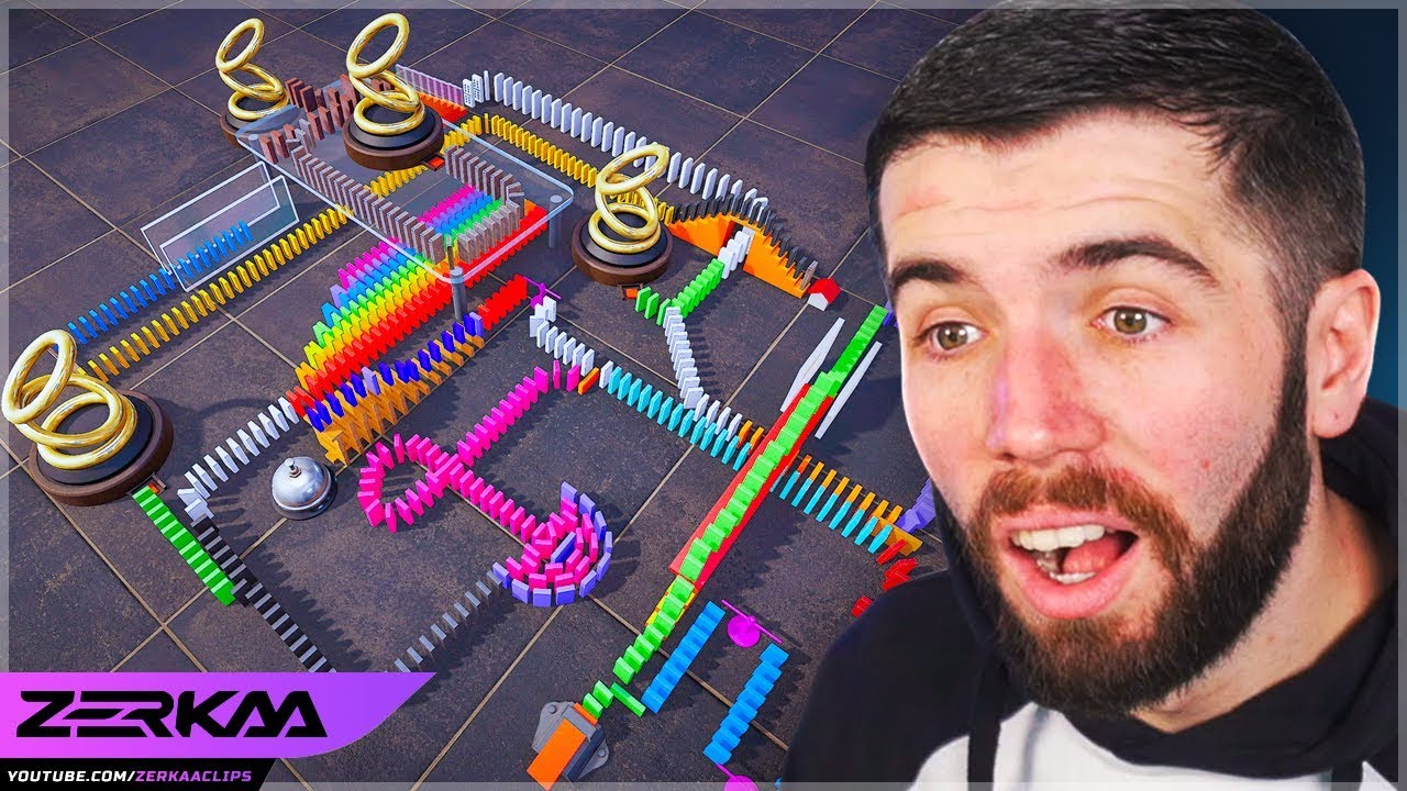 10,000 Piece Domino's Set But It Goes Wrong... (Domino Simulator 2020)