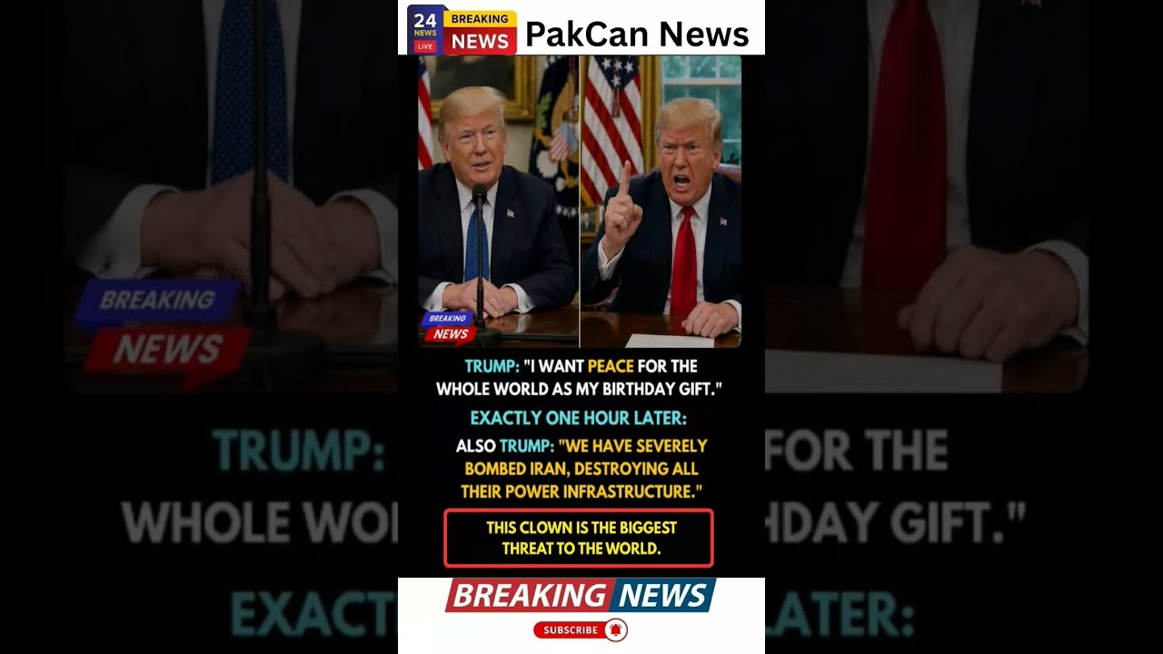 Trump&rsquo;s Peace Remarks and Tough Rhetoric Fuel Debate | PakCan News