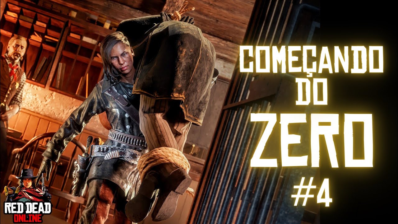 COMEÇANDO DO ZERO EM RED DEAD ONLINE (4) CAÇADOR DE RECOMPENSAS RDR2