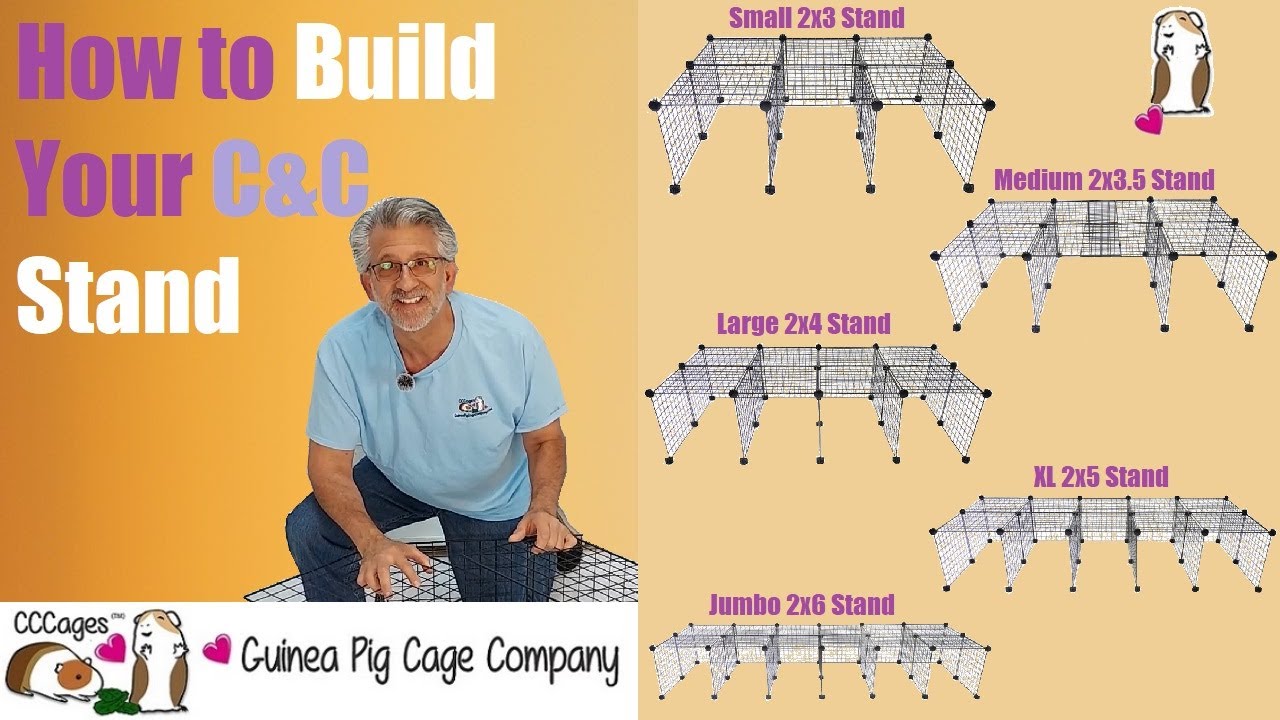 C&C Guinea Pig Cage Stand Assembly | Step-by-Step Guide