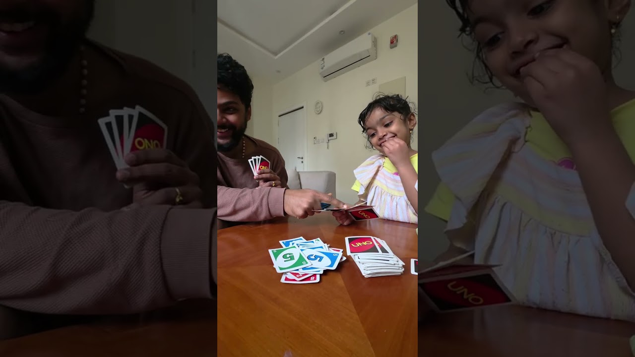 Slapped Twice 😈 |Daddy Got UNO-Slapped Twice | Mommy–Daughter UNO Champions!