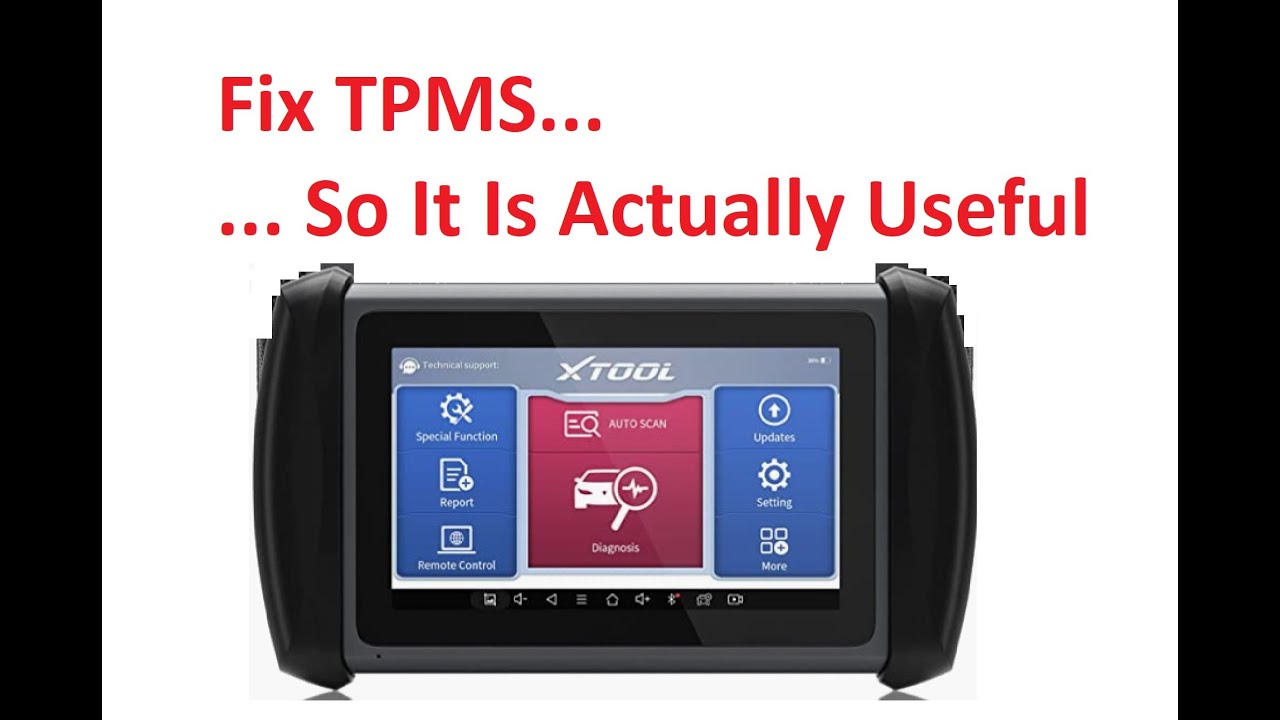 XTOOL IP819   Reprogramming the TPMS PSI Threshold Mustang GT