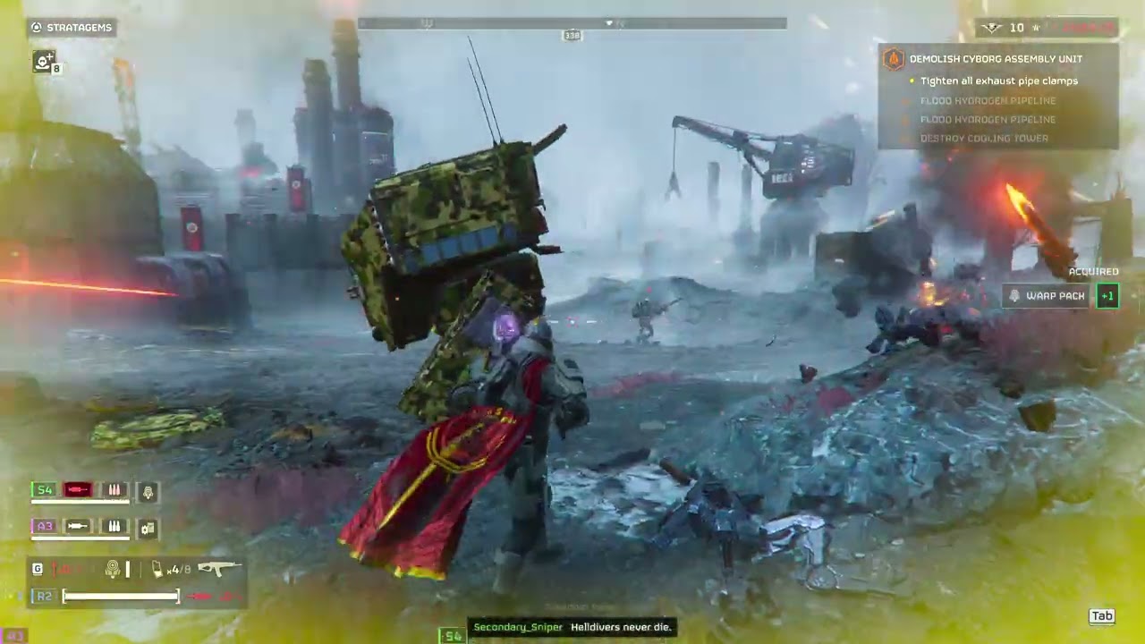 super helldive on cyberstan gameplay