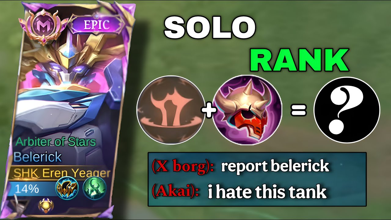 Я НАКОНЕЦ-ТО НАШЕЛ ИДЕАЛЬНУЮ СБОРКУ ДЛЯ БЕЛЕРИКА 2026 В СОЛО-РАНГЕ 🔥!! - Mobile Legends
