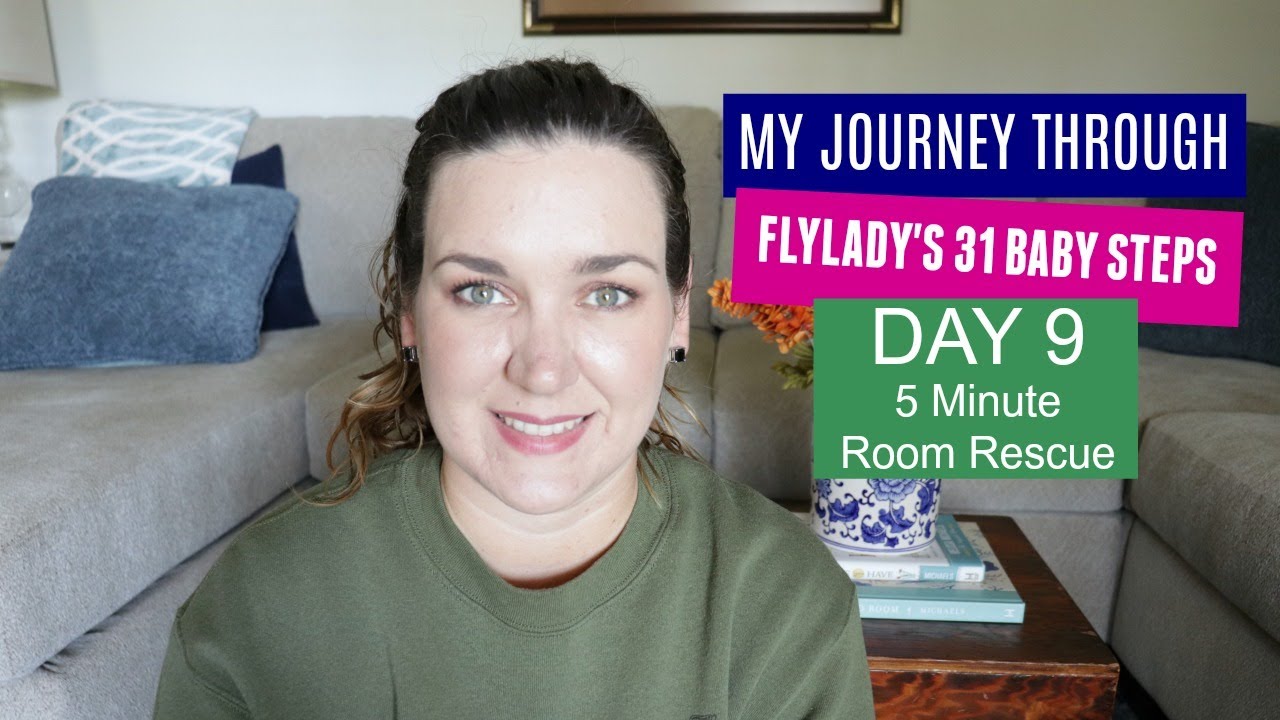 Flylady Baby Steps | 5 Minute Room Rescue | Flylady Day 9