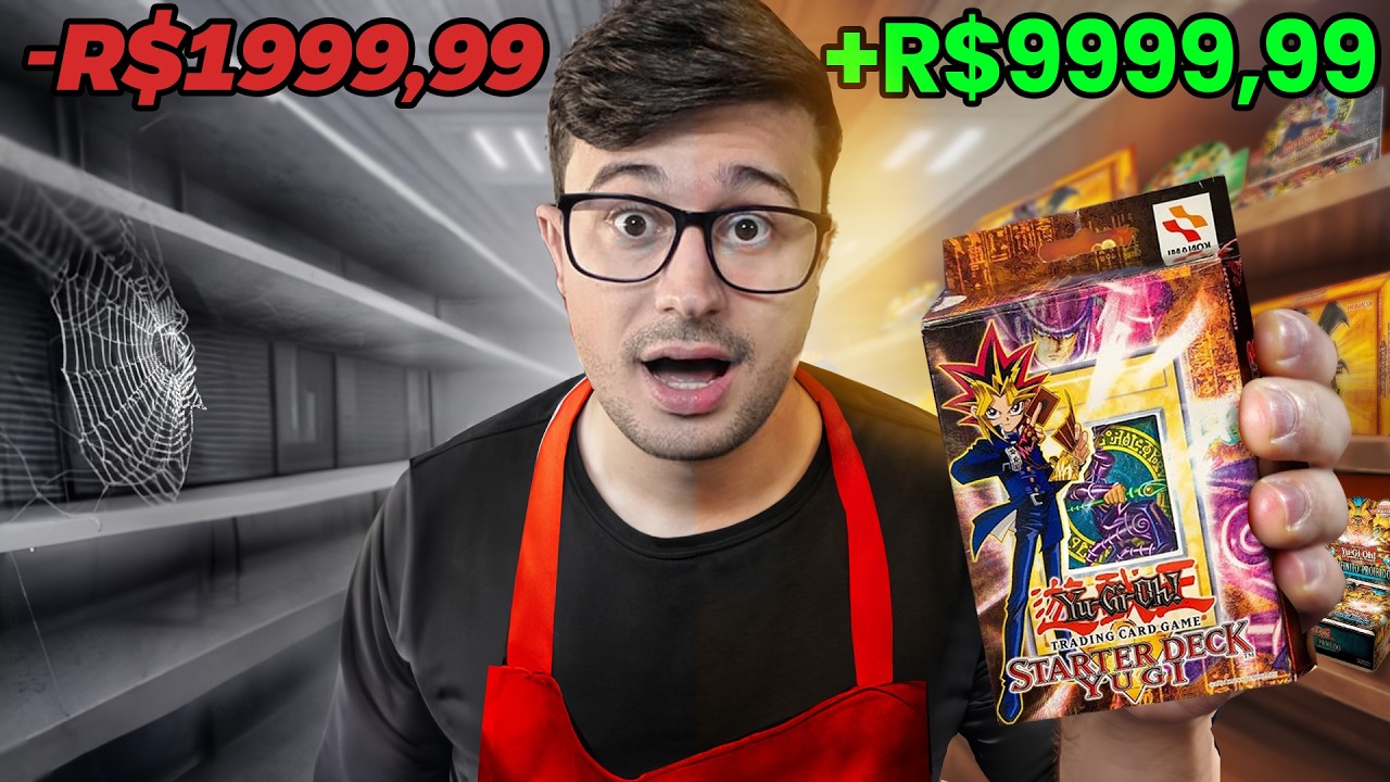 Minha LOJA de CARTAS de YU-GI-OH quase FALIU