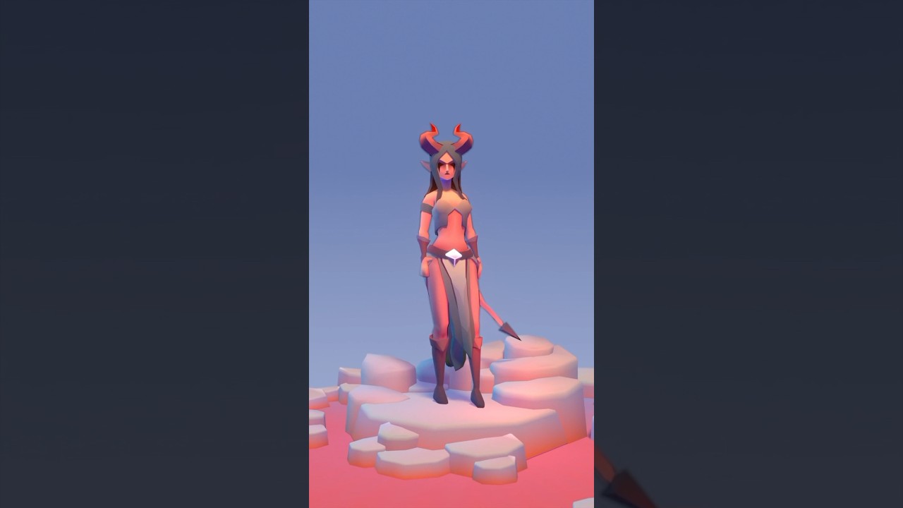 Creating low-poly character in #blender #3d