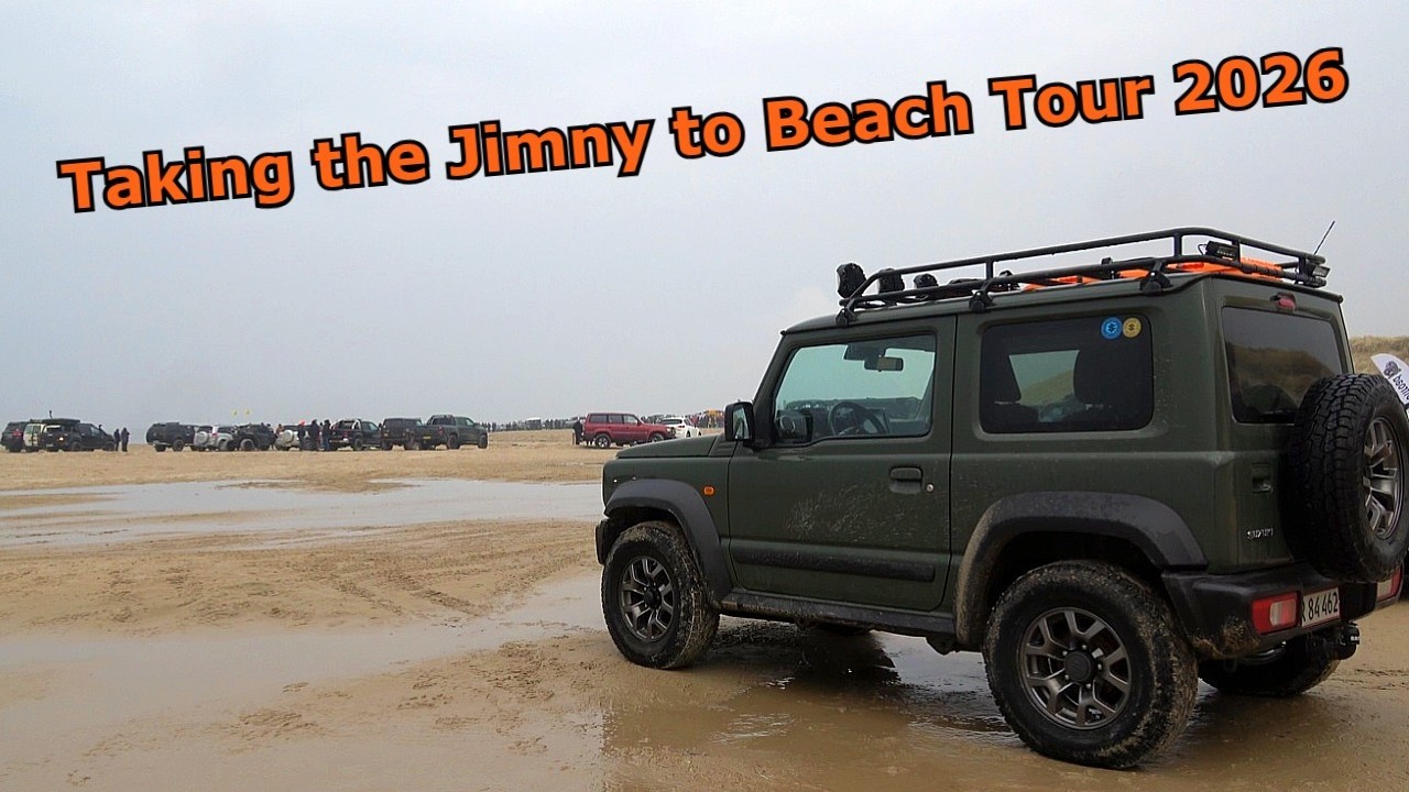 Taking the Jimny to Beach Tour 2026 (Denmark)