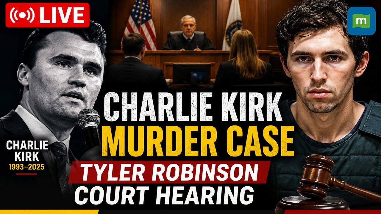 🔴 Charlie Kirk Murder Case LIVE | Tyler Robinson Court Hearing | Live Updates