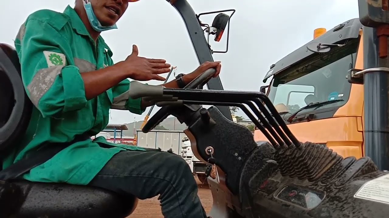 ⛔ TUTORIAL ‼️sangat mudah,cara mengoperasikan FORKLIF HELI 10 TON