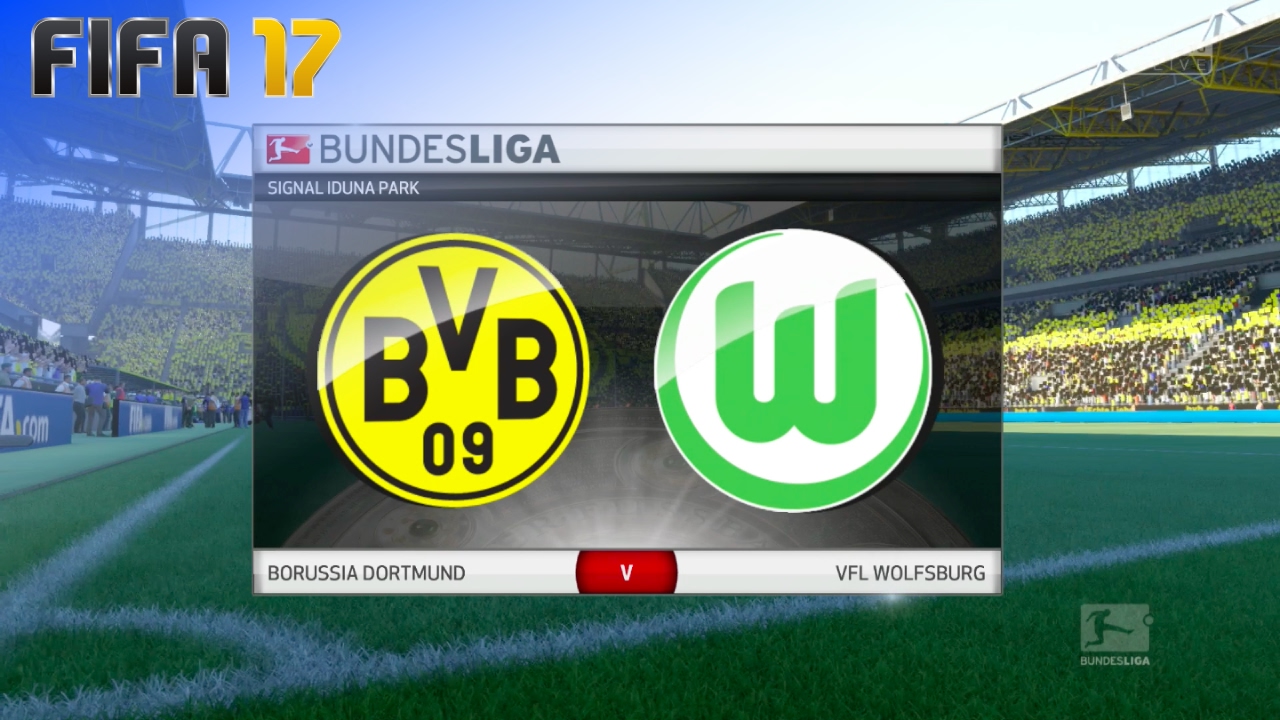 FIFA 17 - Borussia Dortmund vs. VfL Wolfsburg @ Signal Iduna Park