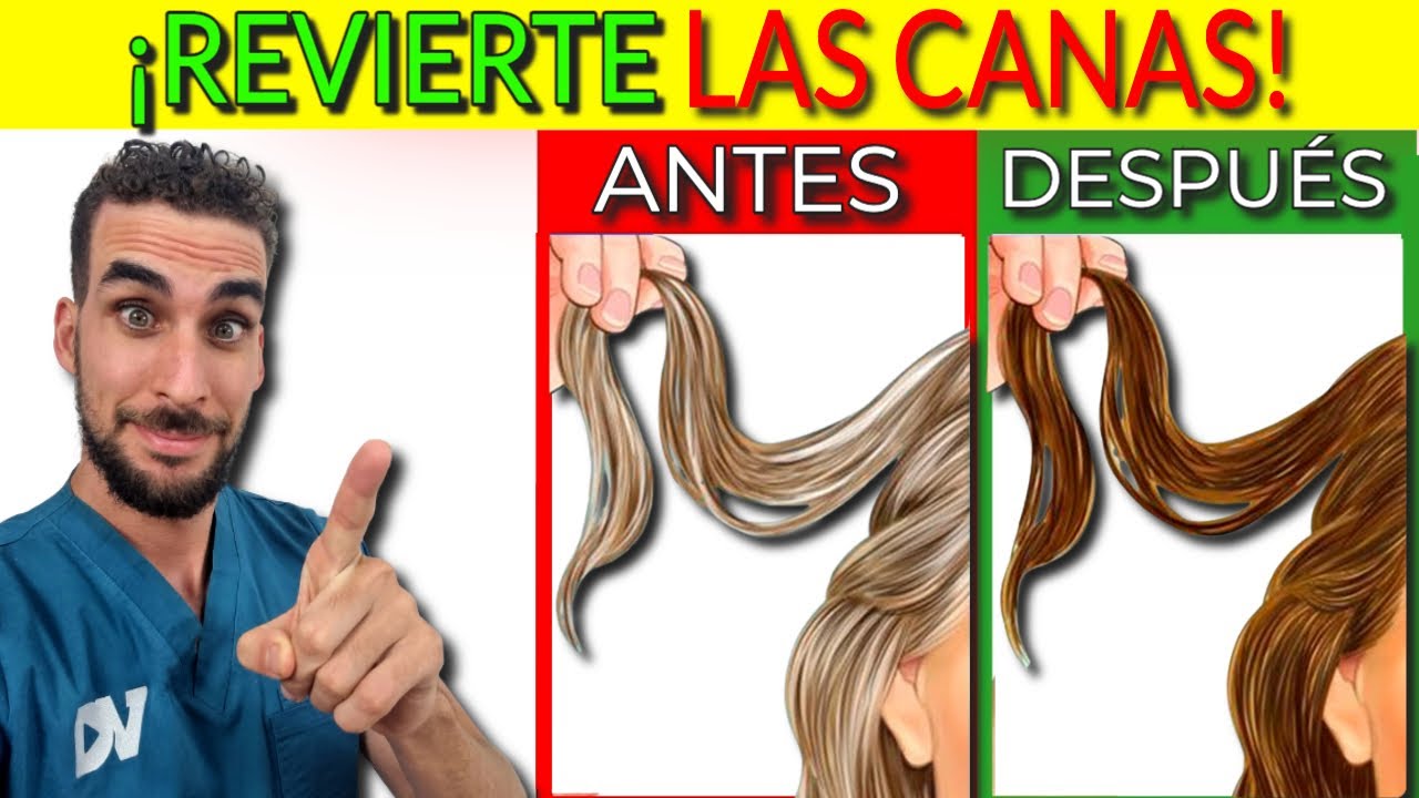 ¡REVELADO! REDUCIR las CANAS NATURALMENTE con REMEDIOS CASEROS