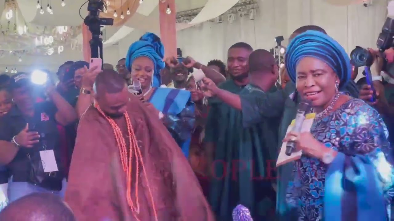 Watch Governor Adeleke Son, Omogbolahan Adeleke & Oluwadamilola Adio Classy Wedding Ceremony