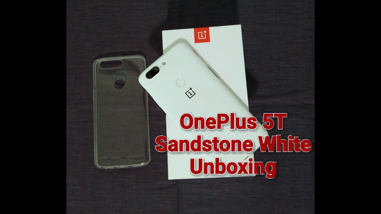 OnePlus 5T - Sandstone White - Unboxing